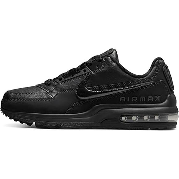 NEW Nike Air Max LTD 3 Black Black Leather Sneakers 687977-020 Men\'s Size 9 main image 6
